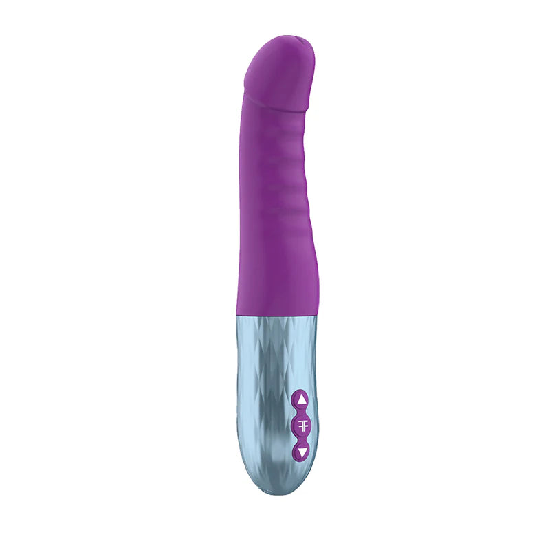 FemmeFunn Cadenza Rechargeable Silicone Thrusting G-Spot Vibrator Purple by Vvole