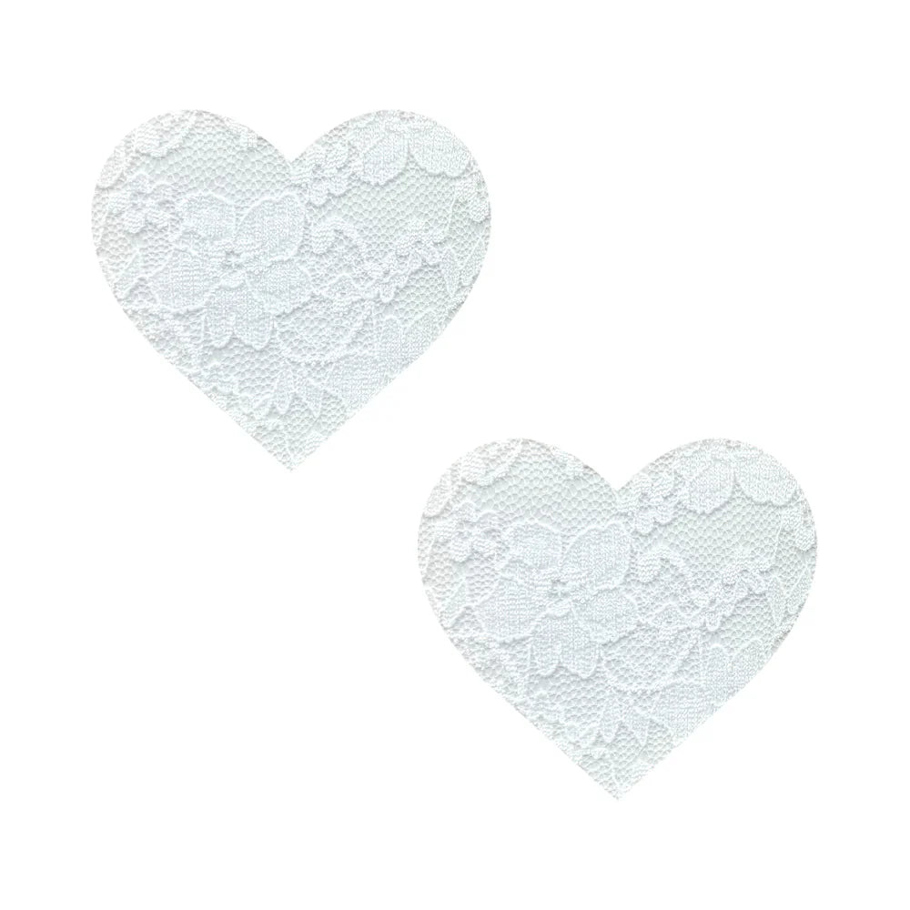 Neva Nude Pasty Heart Lace White by Neva Nude LLC