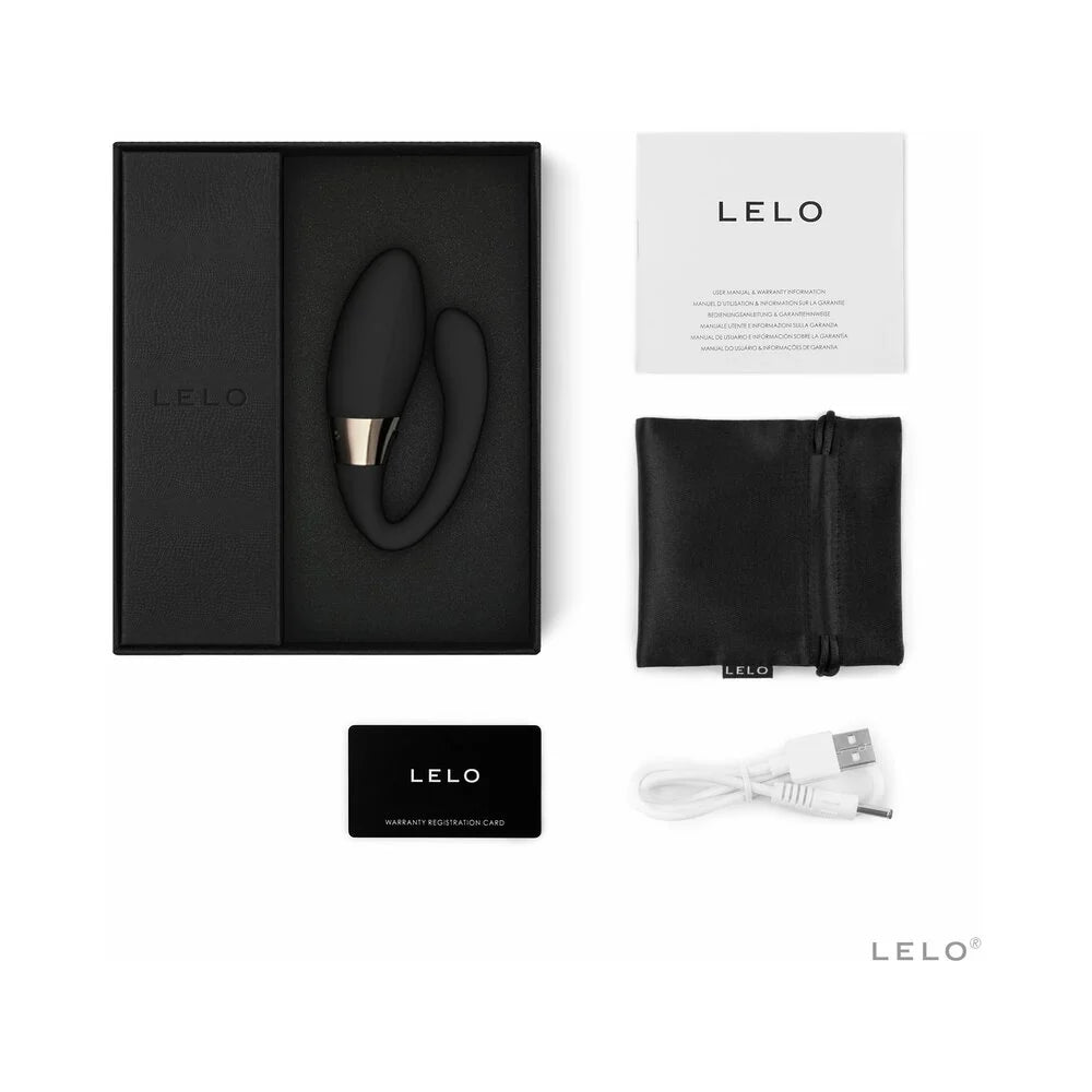 LELO TIANI Harmony Rechargeable Dual Stimulation Couples Vibrator Black by Lelo