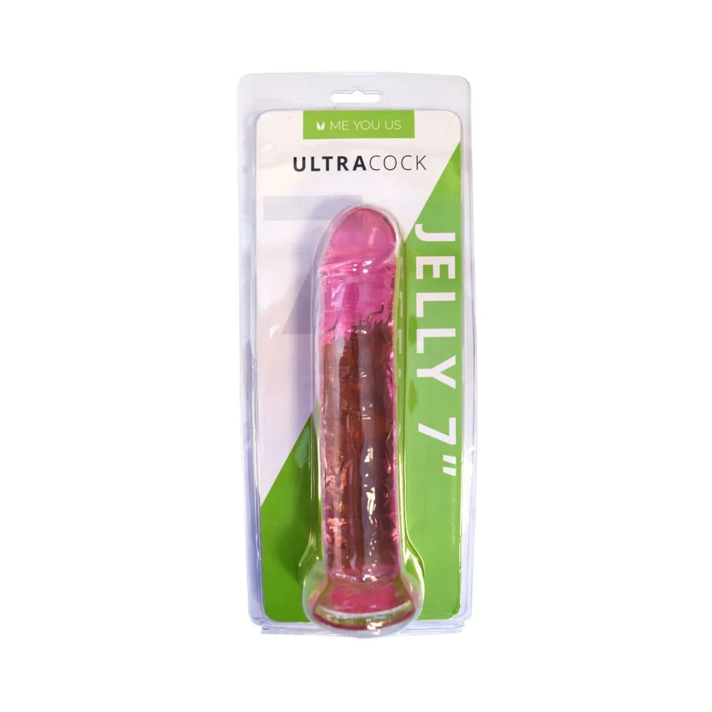 Me You Us Ultracock Pink Jelly 7 in. Dong by Simply Pleasure Ltd