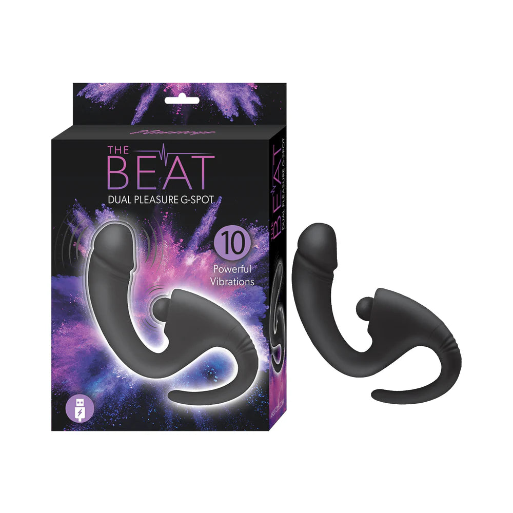 The Beat Dual Pleasure G-Spot Black by Nasstoys