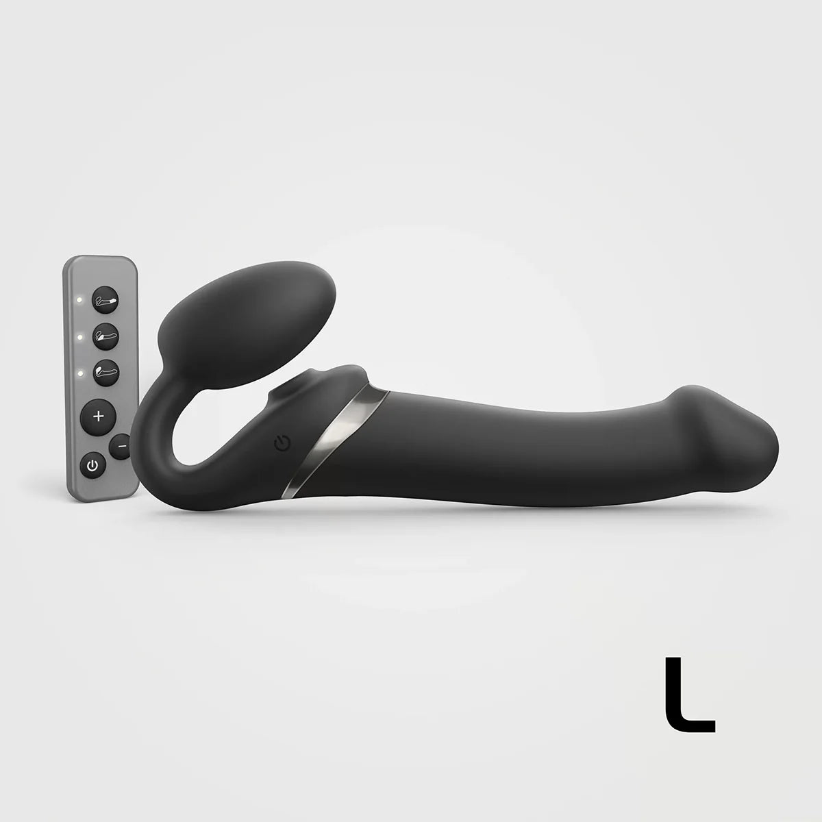 Strap-On-Me Multi Orgasm Bendable Strap-On Large Black by Lovely Planet USA