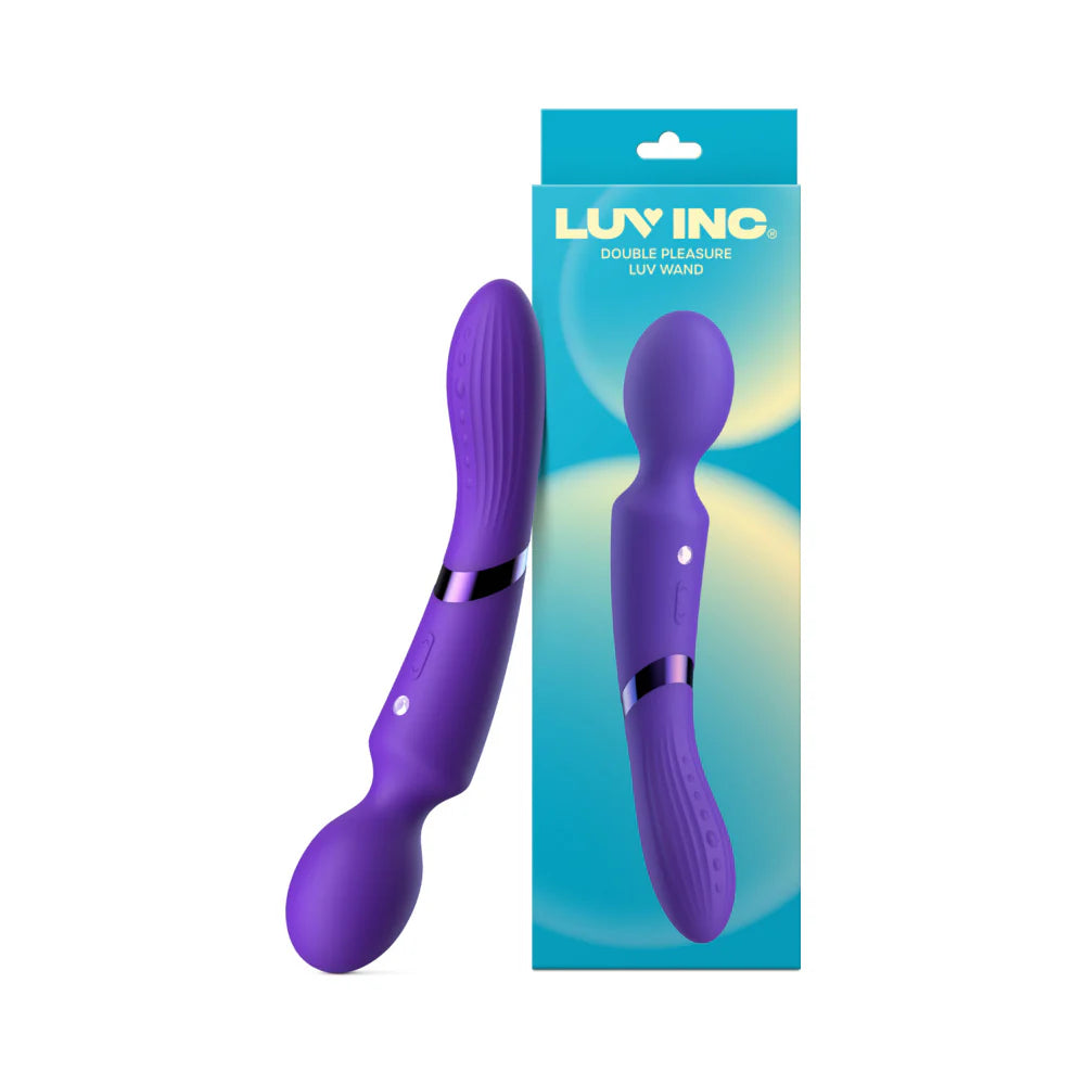 Luv Inc De39: Double-Ended Luv Wand Dark Purple by Vvole