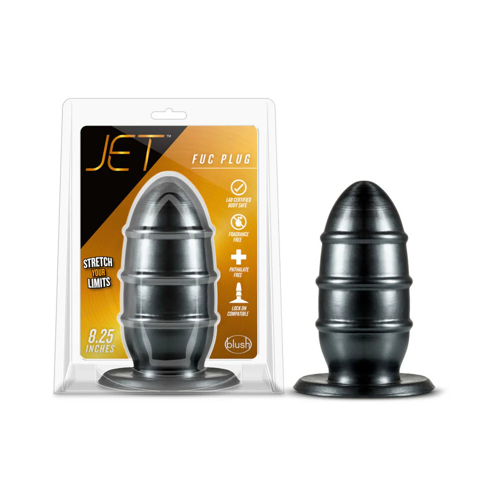 Jet Fuc Plug 8.25 in. Carbon Metallic Black by Blush