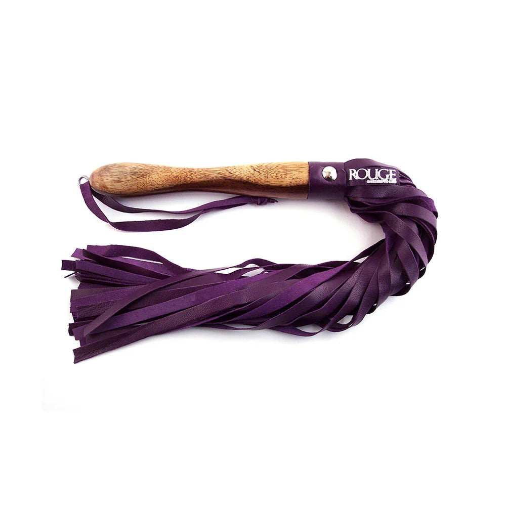 Rouge Wooden Handle Flogger Purple by Rouge Group LTD.