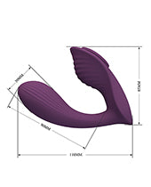 Pretty Love Franz Magnetic App-Controlled Panty Vibe - Purple by Eldorado Trading Company