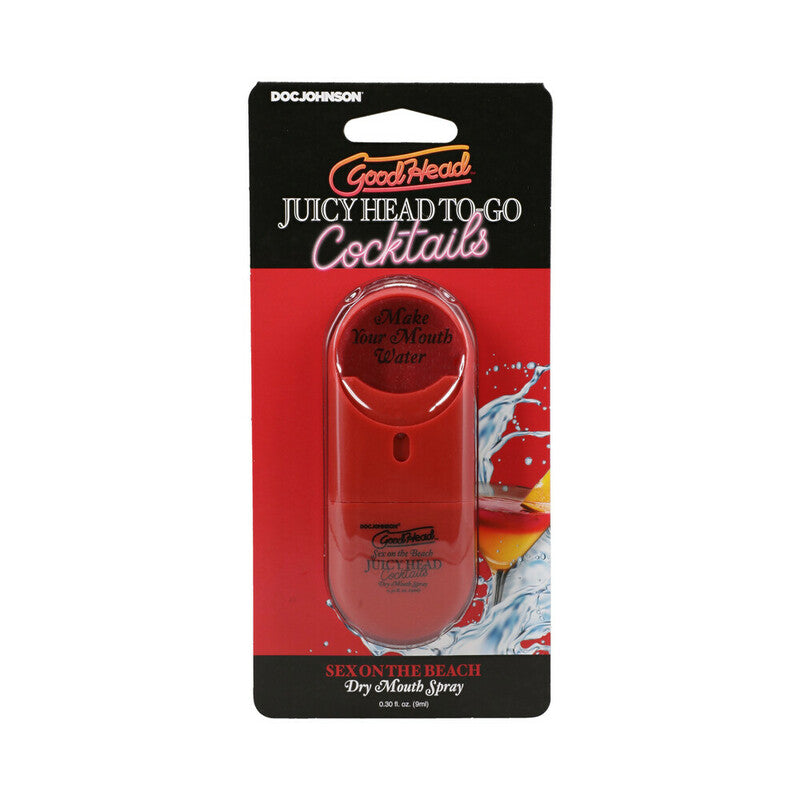 GoodHead Juicy Head Cocktails Dry Mouth Spray To-Go Sex on the Beach by Doc Johnson