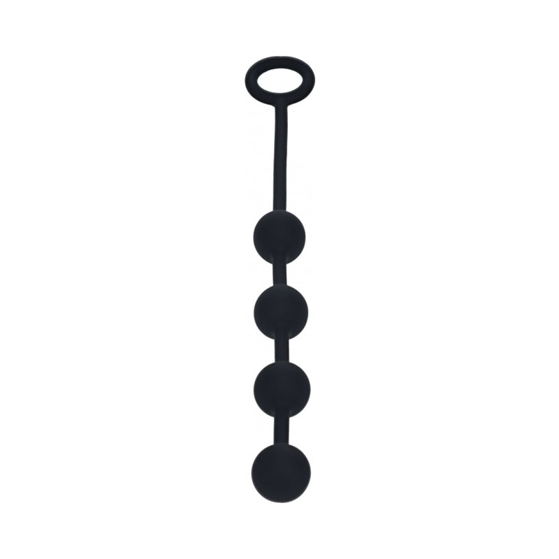LEVELZ Round Silicone Anal Balls Small 20mm Black by Shots America LLC