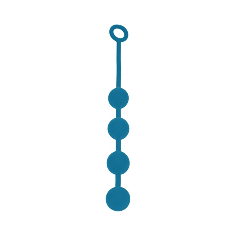 LEVELZ Round Silicone Anal Balls Large 40mm Teal by Shots America LLC
