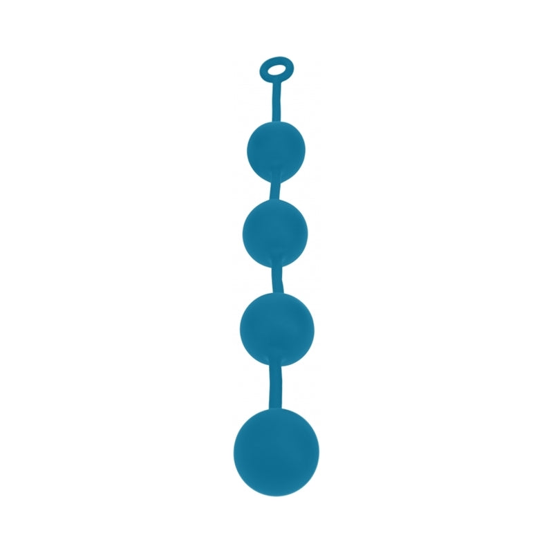 LEVELZ Round Silicone Anal Balls XXLarge 60mm Teal by Shots America LLC