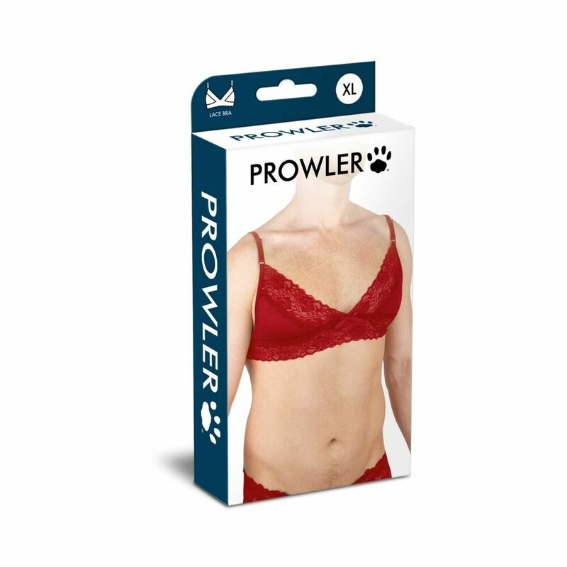 Prowler Lace Bra Red XL by Simply Pleasure Ltd