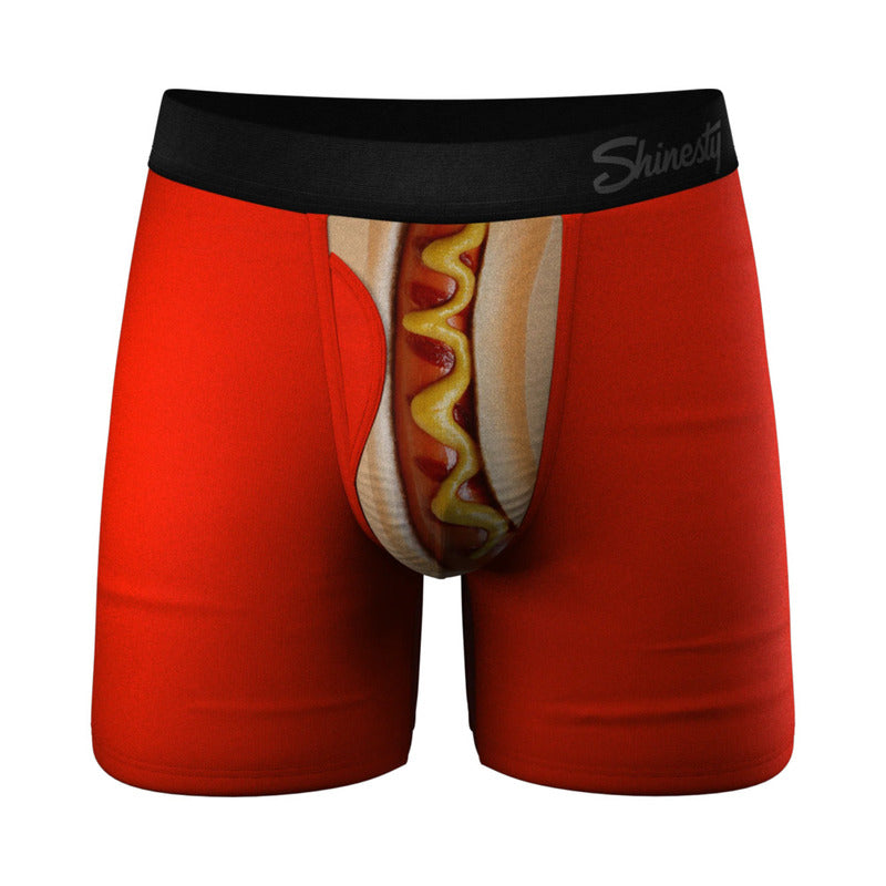 Shinesty The Coney Islands Hot Dog Ball Hammock Pouch Underwear with Fly by Shinesty