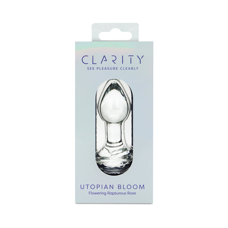 Clarity Utopian Bloom Glass Plug