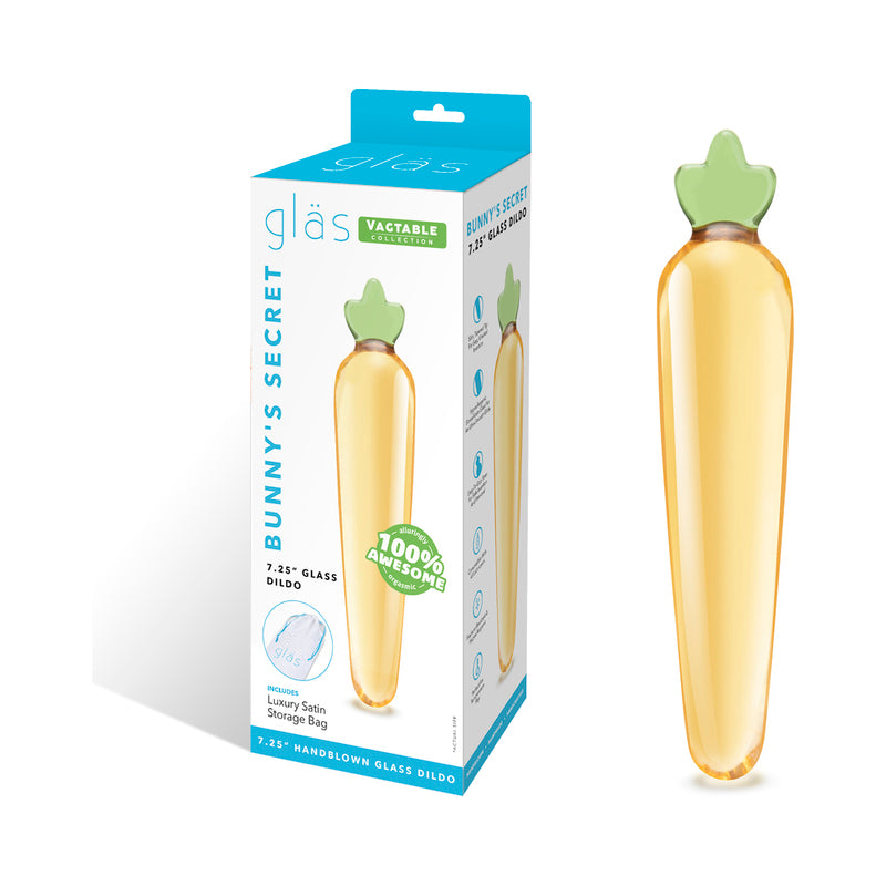 Glas Bunny's Secret 7.25 in. Glass Dildo
