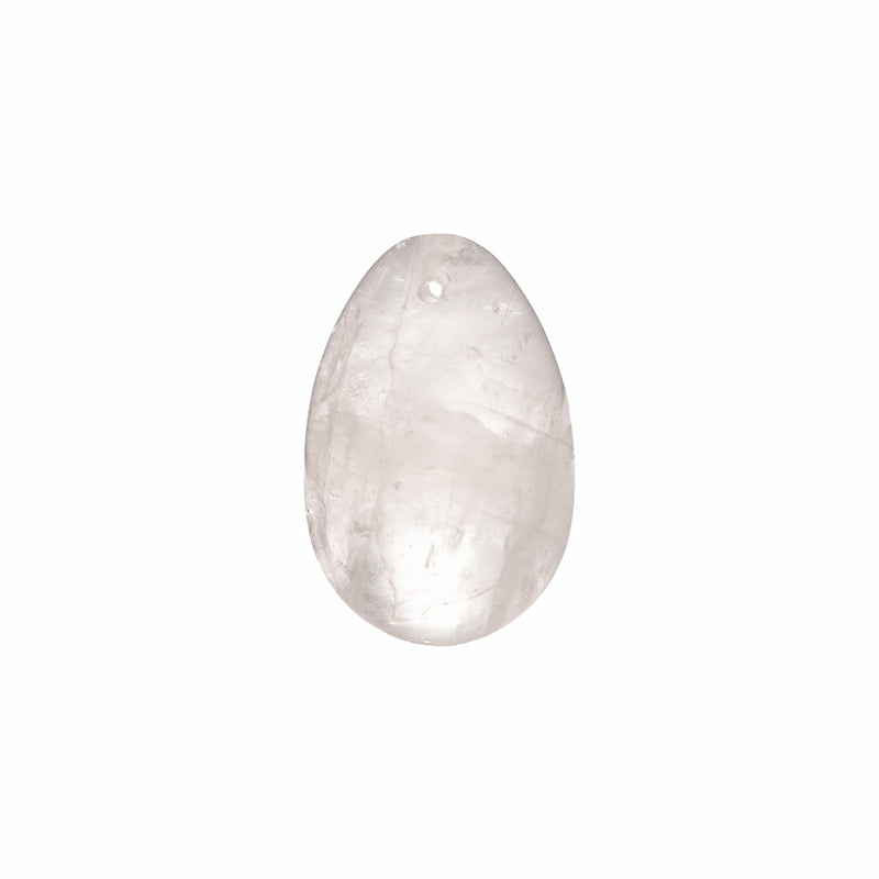 Chakrubs Prism Yoni Egg Clear Quartz (drilled)
