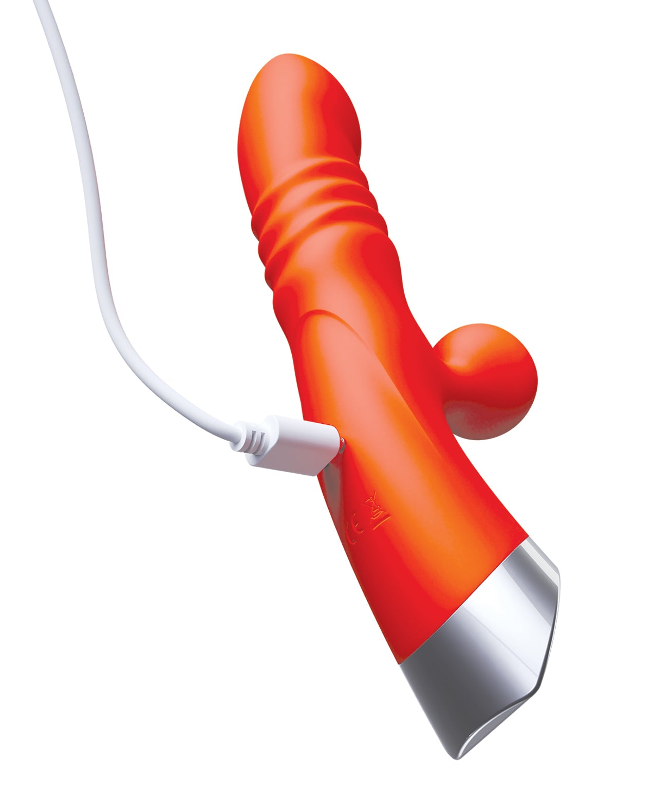 Nasstoys Intruder Thrusting Pleasure Vibe - Tangerine by Nasstoys