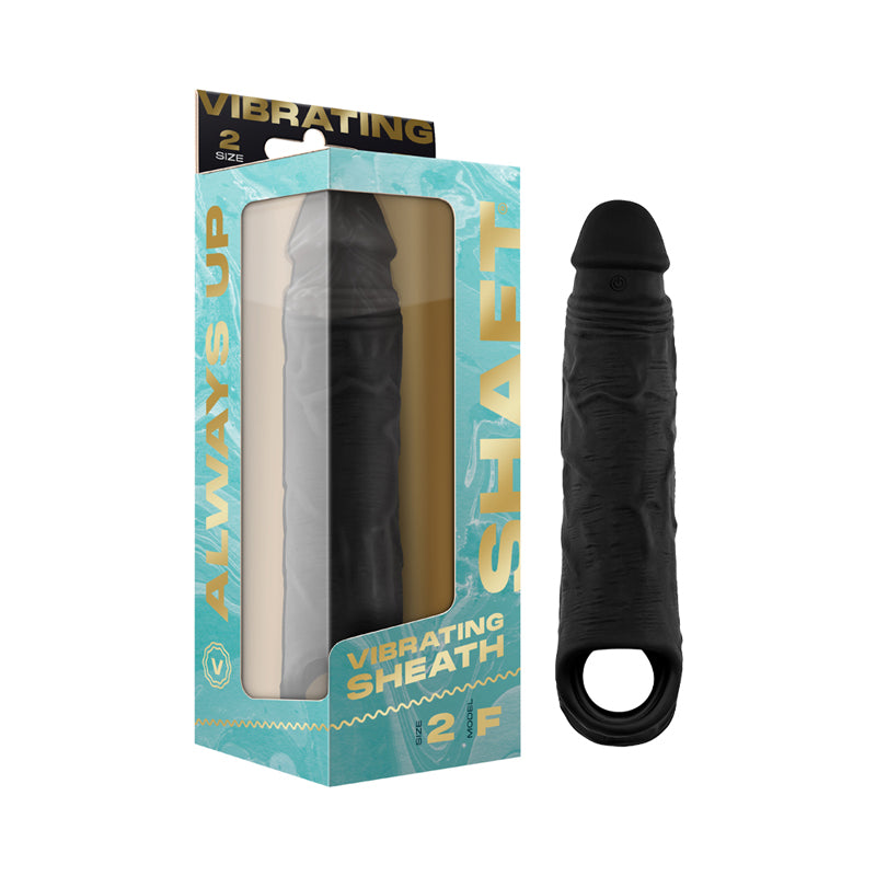 Shaft Vibrating Model F: Sheath Size 2 Black