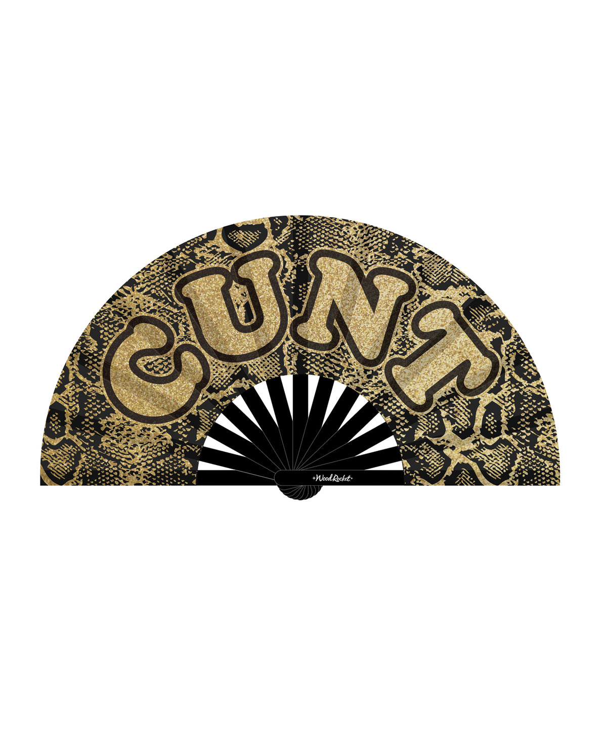 Wood Rocket Cunt Fan - Leopard by Wood Rocket