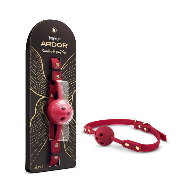 Temptasia Ardor Ball Gag Red by Blush