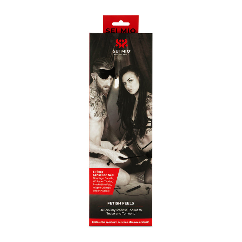 SEI MIO Fetish Feels Sensuous 5-Piece Sensation Kinky Kit by Creative Conceptions LLC