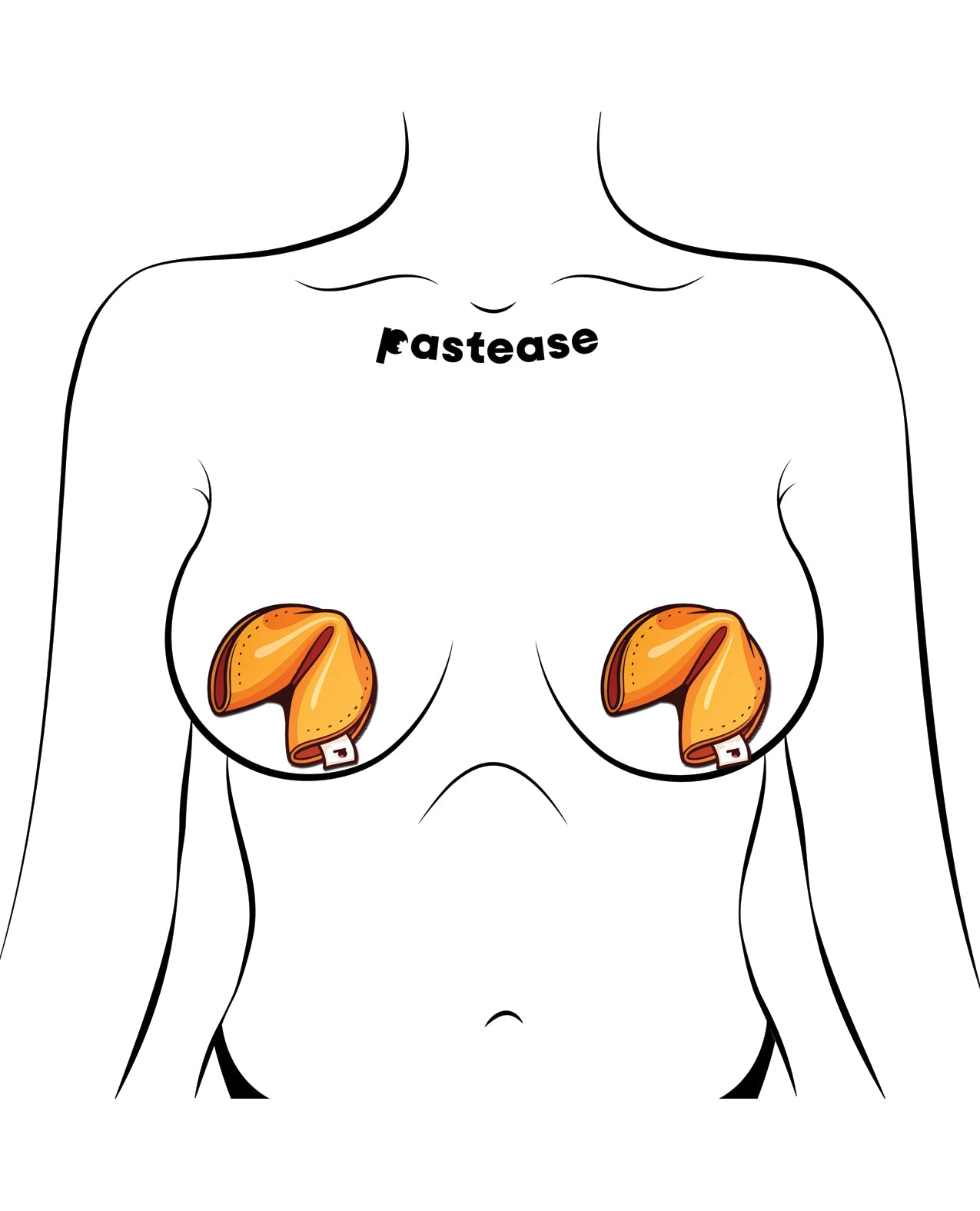 Pastease Sweet Golden Fortune Cookie - Tan O/S by Pastease