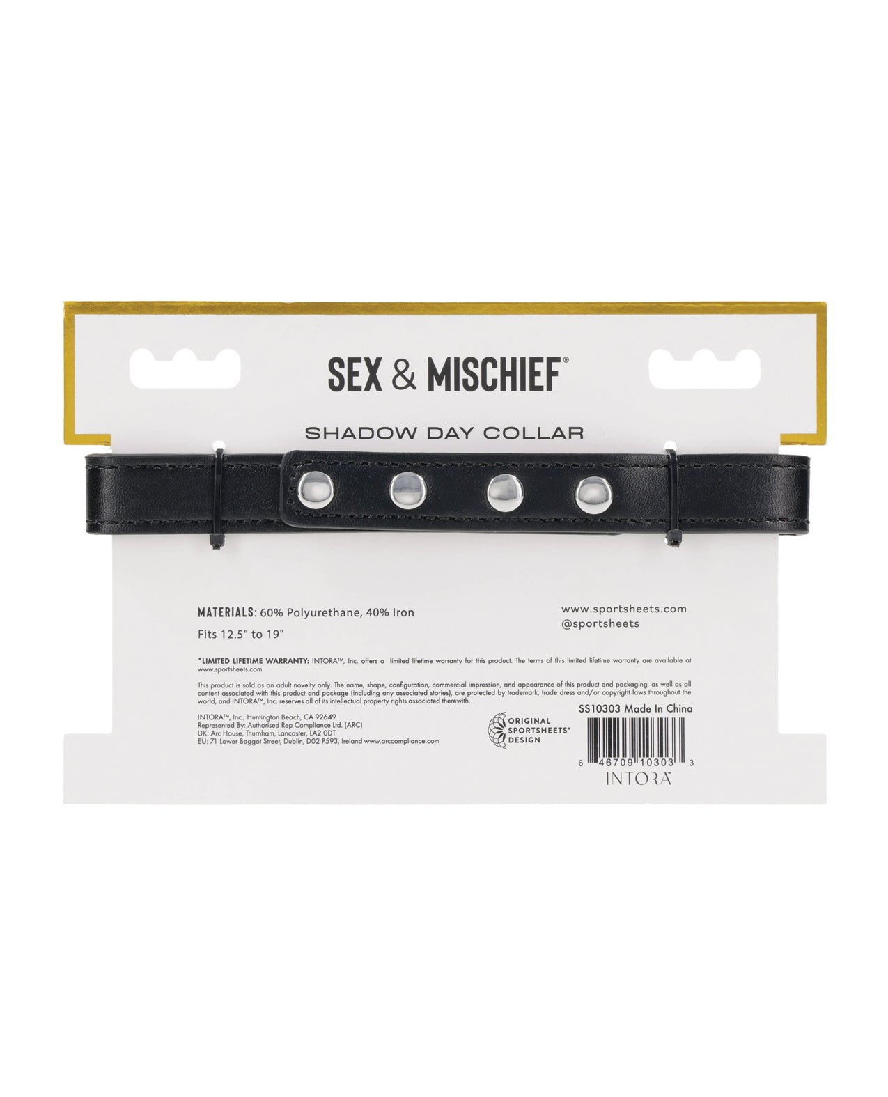 Sex & Mischief Shadow Day Collar
