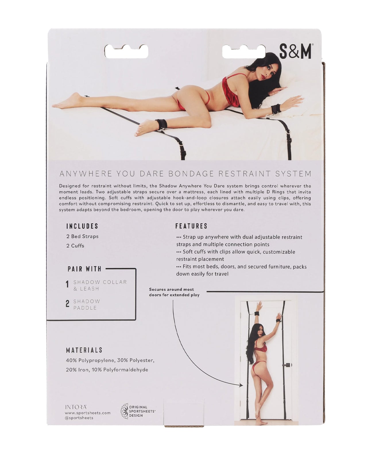 Sex & Mischief Anywhere You Dare Bondage Restraint System by Sex & Mischief