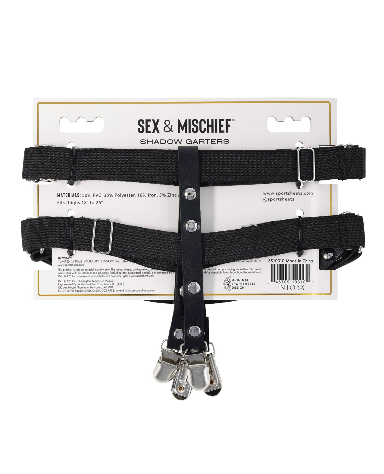 Sex & Mischief Shadow Garters