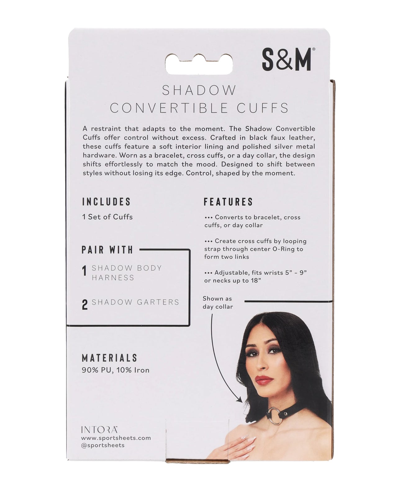 Sex & Mischief Shadow Convertible Cuffs
