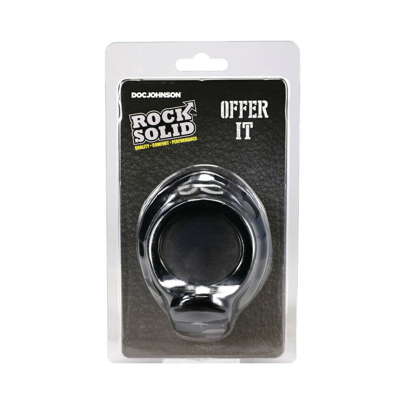 ROCK SOLID Offer It Black by Doc Johnson
