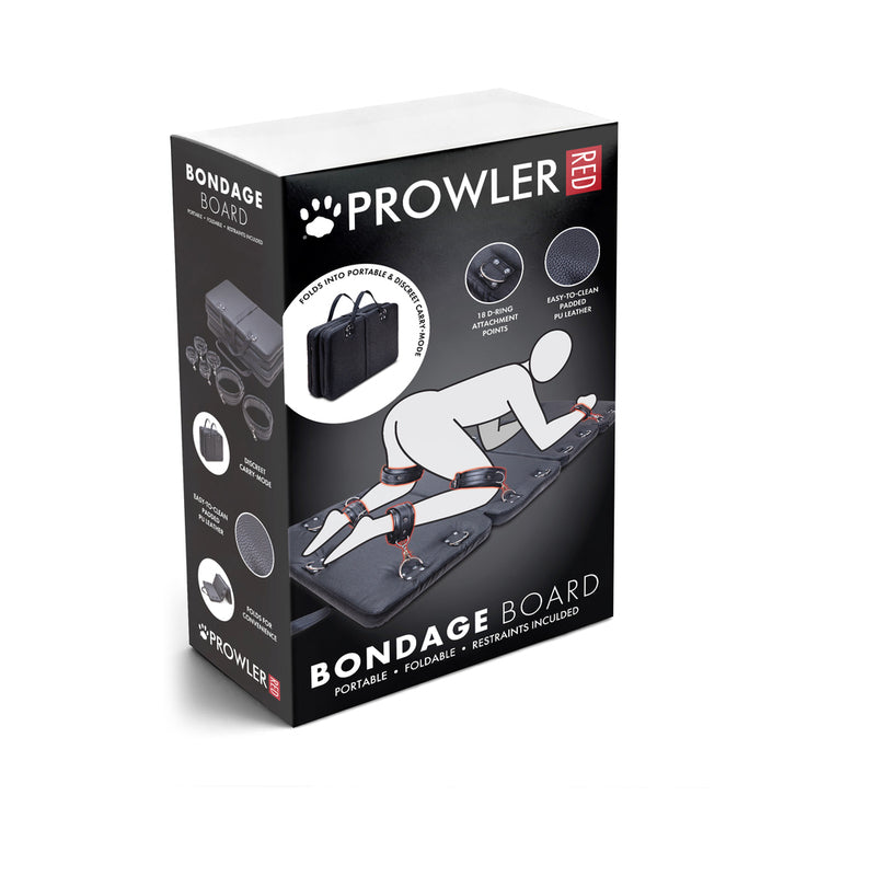 Simply Pleasure Ltd Prowler RED Bondage Board with Restraints - Adjustable Restraint System for Enhanced Play by Simply Pleasure Ltd