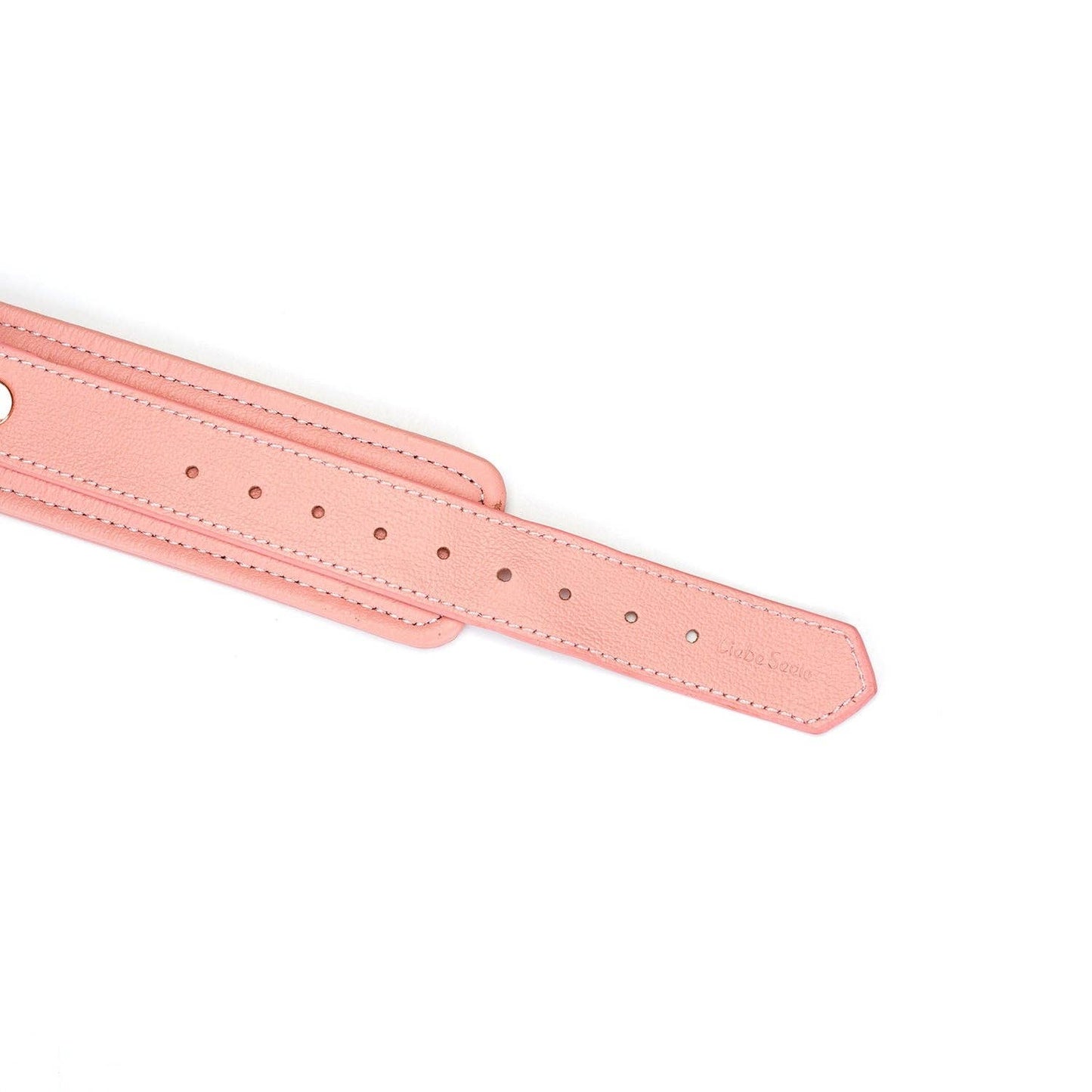 Liebe Seele- Pink Dream Leather Collar with Leash
