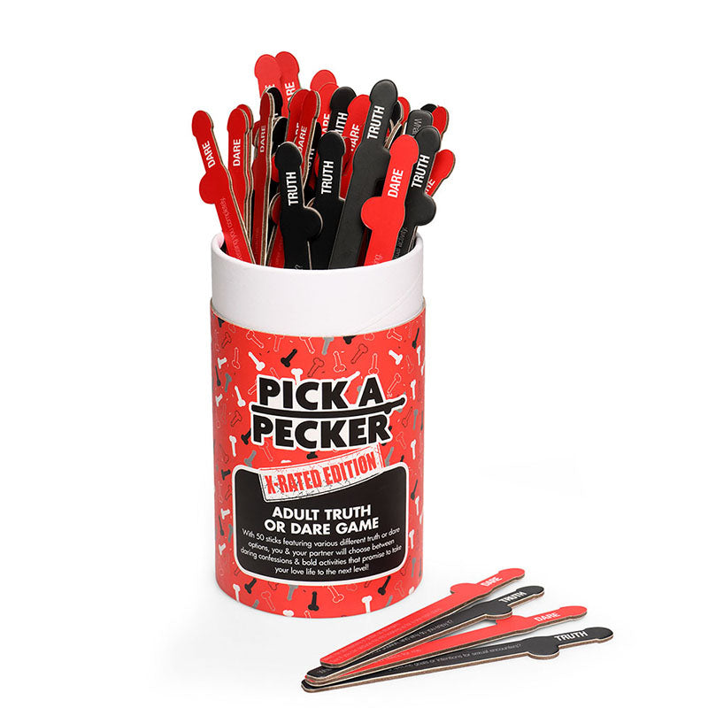 XR LLC Pick A Pecker Adult Truth or Dare X-Rated Edition - 50 Erotic Challenges for Couples and Groups by XR LLC