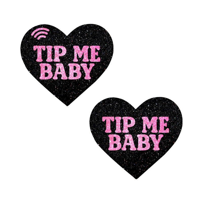Neva Nude LLC Pink Tip Me Baby Heart Smart NFC Pasties (Part Number: PTMB-HRT-BM-NFC) by Neva Nude LLC