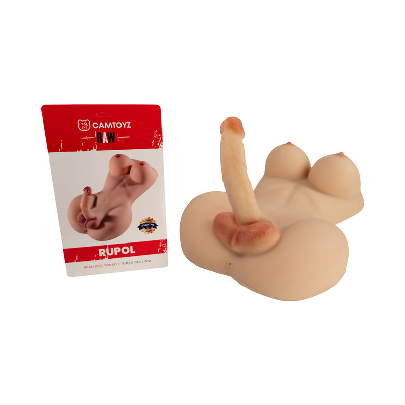 Camtoyz Raw Torso Transexual Rupol Piel Clara Beige by Camtoyz/ Elixir