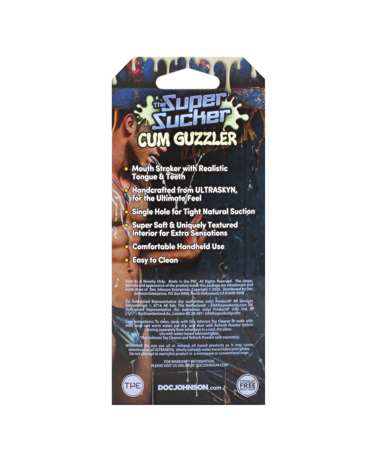The Super Sucker Cum Guzzler Male Mouth ULTRASKYN Masturbator by The Super Sucker