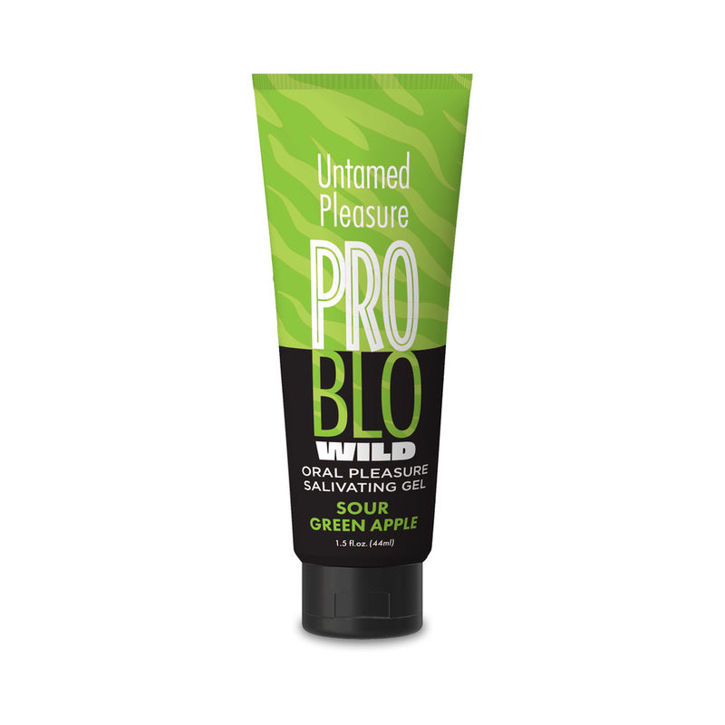 ProBlo Wild Oral Pleasure Salivating Gel Sour Green Apple 1.5 oz. by Little Genie Productions