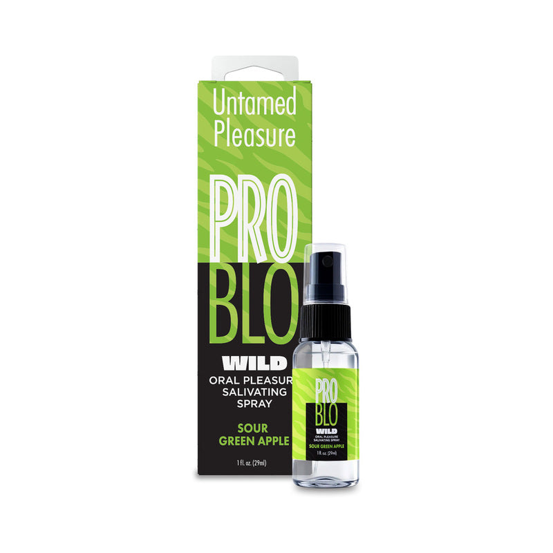 ProBlo Wild Mouthwatering Salivating Spray Sour Green Apple 1 oz. by Little Genie Productions