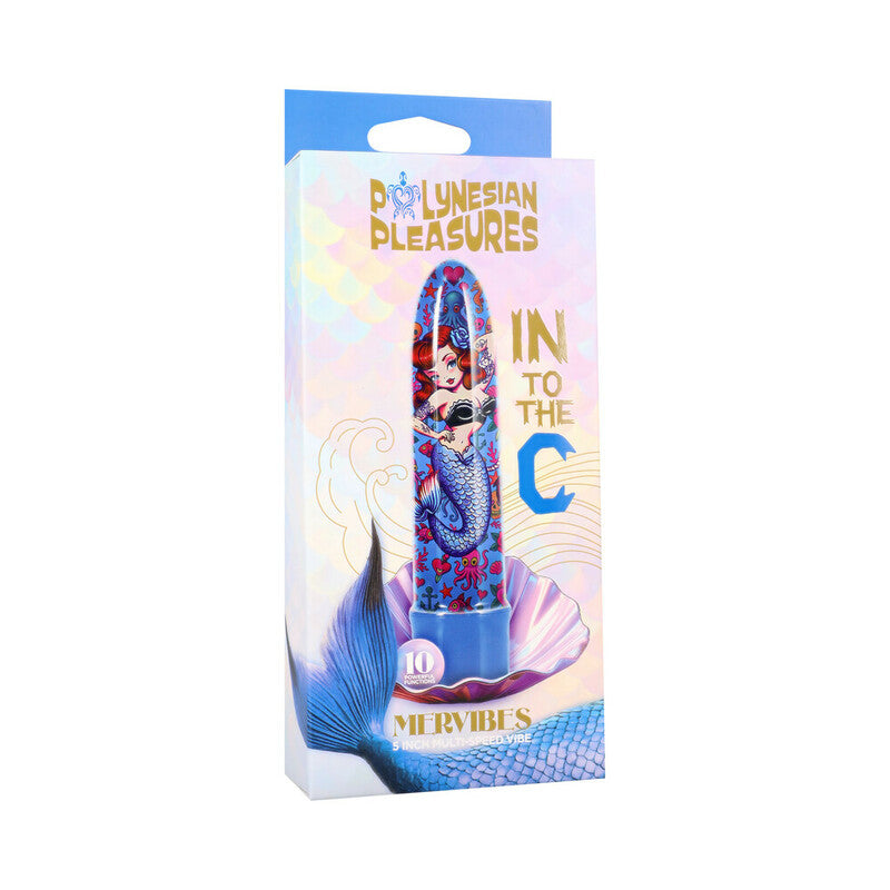Into The C MERViBES 5 in. Vibe Blue by Doc Johnson