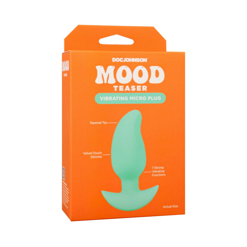 Mood Teaser Vibrating Micro Plug Mint by Doc Johnson
