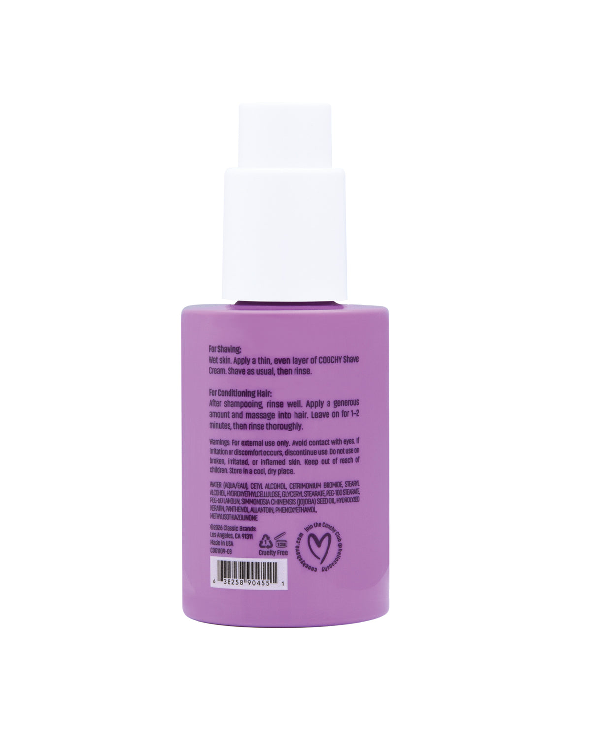 COOCHY Shave Cream - 3.4 oz Flirty Blooms by Coochy