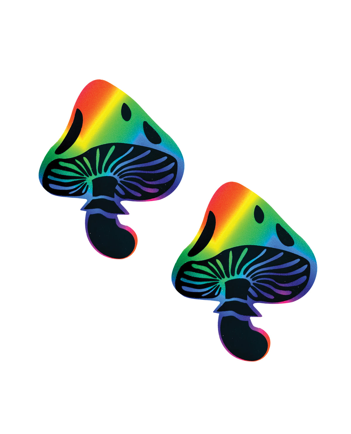 Neva Nude Trippin' Psychedelic Toadstool Pasties - Rainbow O/S by Neva Nude