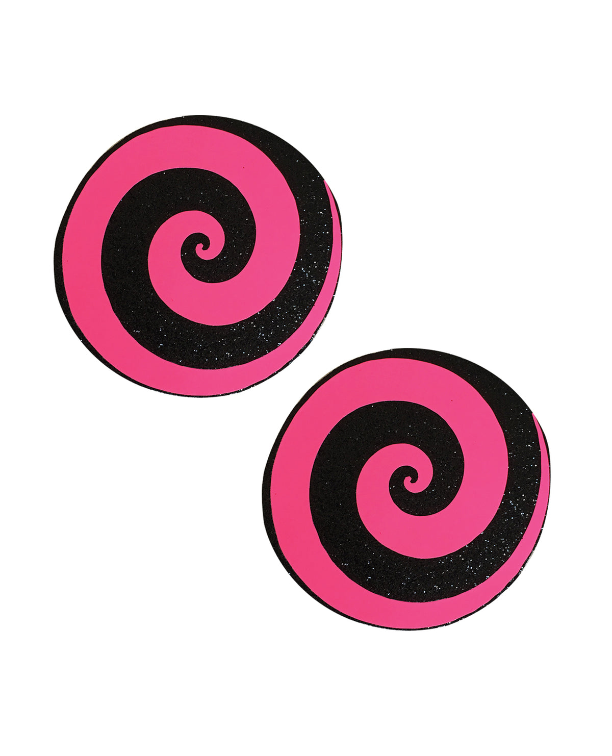 Neva Nude Starburst Blacklight Spiral Pasties - Neon Pink O/S by Neva Nude