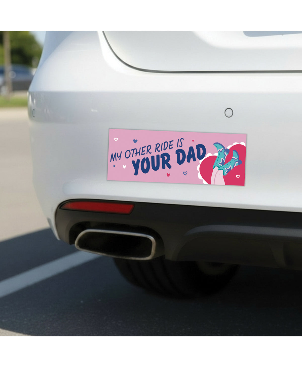 Other Ride Is Your Dad Car Magnet by Sleazy Greetings