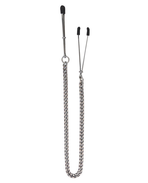 Spartacus Adjustable Tweezer Nipple Clamps w/Jewel Chain by Spartacus