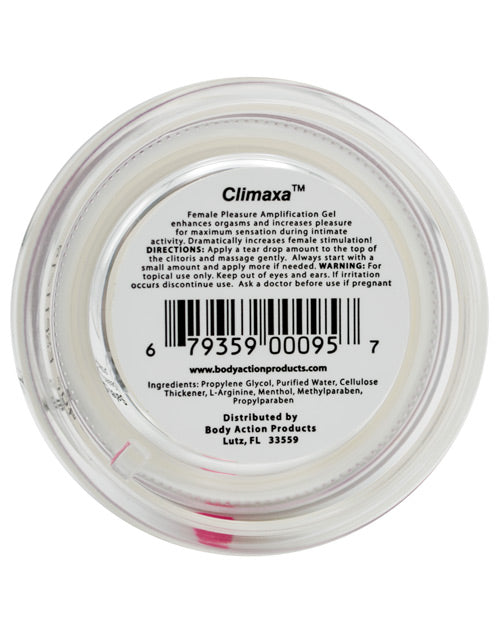 Climaxa Stimulating Gel - .5 oz Jar by Body Action Products