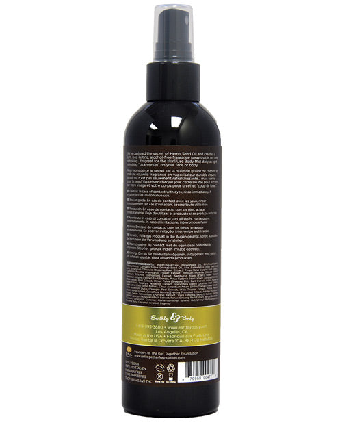 Earthly Body Hemp Seed Moisturizing Body Mist - 8 oz Nag Champa by Earthly Body