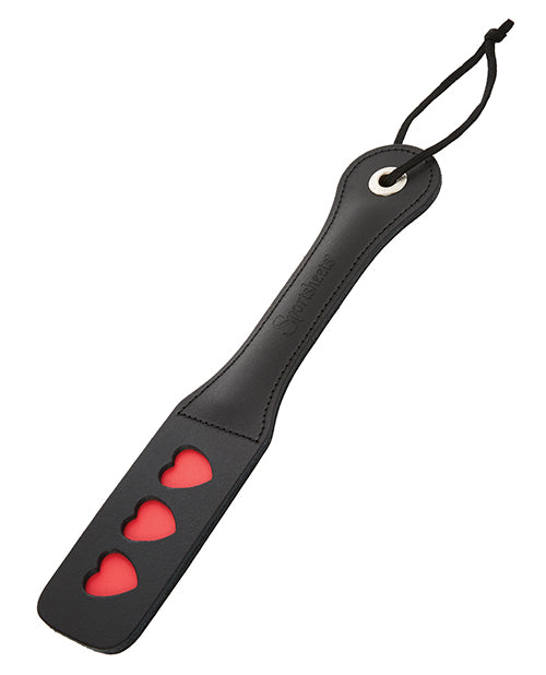 Sportsheets 12" Leather Heart Impression Paddle by Sportsheets International