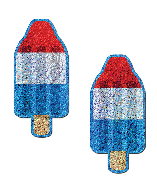 Pastease Premium Bomb Pop - Red/White/Blue O/S by Pastease