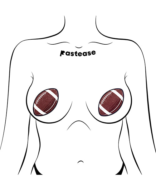 Pastease Premium Sparkly Football - Brown O/S by Pastease